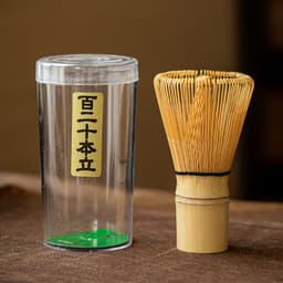 Chổi Đánh Matcha Loại 120 Sợi, Chasen, Dụng Cụ Khuấy Trà 1