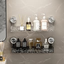 Kệ Nhà Tắm Cốc Hút Chân Không Đa Năng Gắn Tuờng Gọn Gàng Tiện Lợi 2