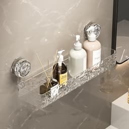 Kệ Nhà Tắm Cốc Hút Chân Không Đa Năng Gắn Tuờng Gọn Gàng Tiện Lợi 3