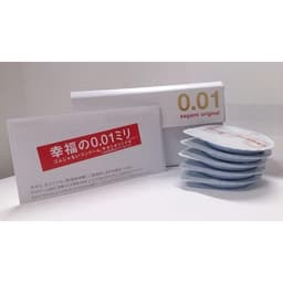 Bao cao su siêu mỏng 001 Sagami Original Non Latex hộp 5 chiếc 4