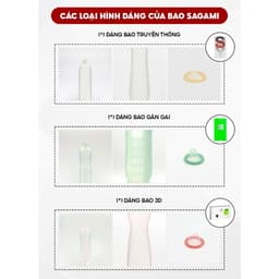 Bao cao su siêu mỏng 001 Sagami Original Non Latex hộp 5 chiếc 7