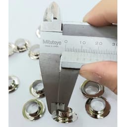 Khoen ore mắt cáo 10mm INOX không gỉ Màu bạc sáng bóng (Mặt Phẳng) Khuy oze luồn quần áo, tạp dề, vải Phụ liệu may mặc 5