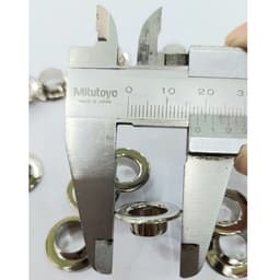 Khoen ore mắt cáo 10mm INOX không gỉ Màu bạc sáng bóng (Mặt Phẳng) Khuy oze luồn quần áo, tạp dề, vải Phụ liệu may mặc 6