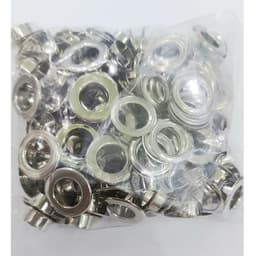 Khoen ore mắt cáo 10mm INOX không gỉ Màu bạc sáng bóng (Mặt Phẳng) Khuy oze luồn quần áo, tạp dề, vải Phụ liệu may mặc 8