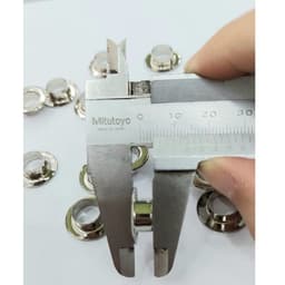 Khoen ore mắt cáo 10mm INOX không gỉ Màu bạc sáng bóng (Mặt Phẳng) Khuy oze luồn quần áo, tạp dề, vải Phụ liệu may mặc 7
