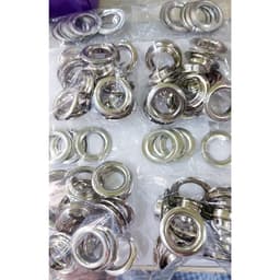 Khoen ore mắt cáo 20mm INOX không gỉ Màu bạc sáng bóng Khuy oze luồn quần áo, tạp dề, vải Phụ liệu may mặc 6