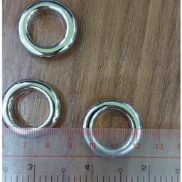 Khoen ore mắt cáo 17mm INOX không gỉ Màu bạc sáng bóng Khuy oze luồn quần áo, tạp dề, vải Phụ liệu may mặc 2