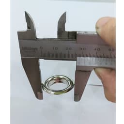Khoen ore mắt cáo 17mm INOX không gỉ Màu bạc sáng bóng Khuy oze luồn quần áo, tạp dề, vải Phụ liệu may mặc 6