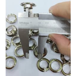 Khoen ore mắt cáo 12mm INOX không gỉ Màu bạc sáng bóng Khuy oze luồn quần áo, tạp dề, vải Phụ liệu may mặc 2