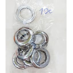 Khoen ore mắt cáo 30mm INOX không gỉ Màu bạc sáng bóng Khuy oze luồn quần áo, tạp dề, vải Phụ liệu may mặc 2