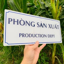 Biển tên công ty, Biển công ty, Biển in trực tiếp nội dung, in sắc nét 3