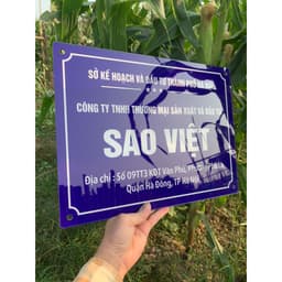 Biển tên công ty, Biển công ty, Biển in trực tiếp nội dung, in sắc nét 5