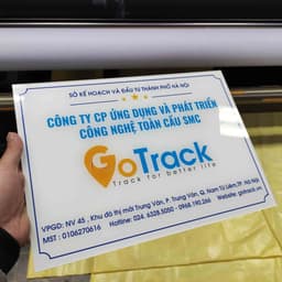 Biển tên công ty, Biển công ty, Biển in trực tiếp nội dung, in sắc nét 6