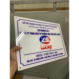 Biển tên công ty, Biển công ty, Biển in trực tiếp nội dung, in sắc nét 7