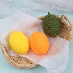 Đồ chơi squishy mochi quả SẦU RIÊNG bóp mềm kéo giãn xả stress 2