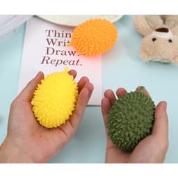 Đồ chơi squishy mochi quả SẦU RIÊNG bóp mềm kéo giãn xả stress 7