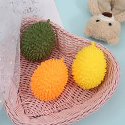 Đồ chơi squishy mochi quả SẦU RIÊNG bóp mềm kéo giãn xả stress 3