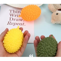 Đồ chơi squishy mochi quả SẦU RIÊNG bóp mềm kéo giãn xả stress 5