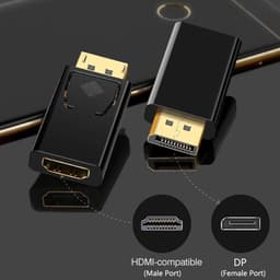 Đầu chuyển  DP sang HDMI, Displayport to HDMI loại xịn độ phân giải 4K 9
