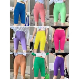 Quần legging đùi nhiều màu- Biker Short Hot có Bigsize 80kg 8