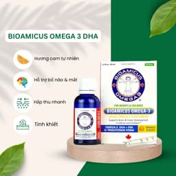 [CHÍNH HÃNG - DATE T5.2028] Vitamin bổ sung Omega3 Bioamicus hỗ trợ phát triển thị giác và trí não, 6