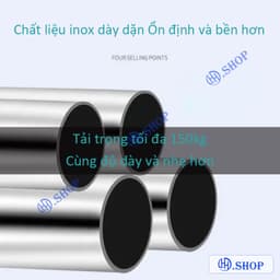 Nạng Chống Nách Inox | Cao Cấp - Chắc Chắn - Tăng Giảm Chiều Cao Có tác dụng giảm sốc 4