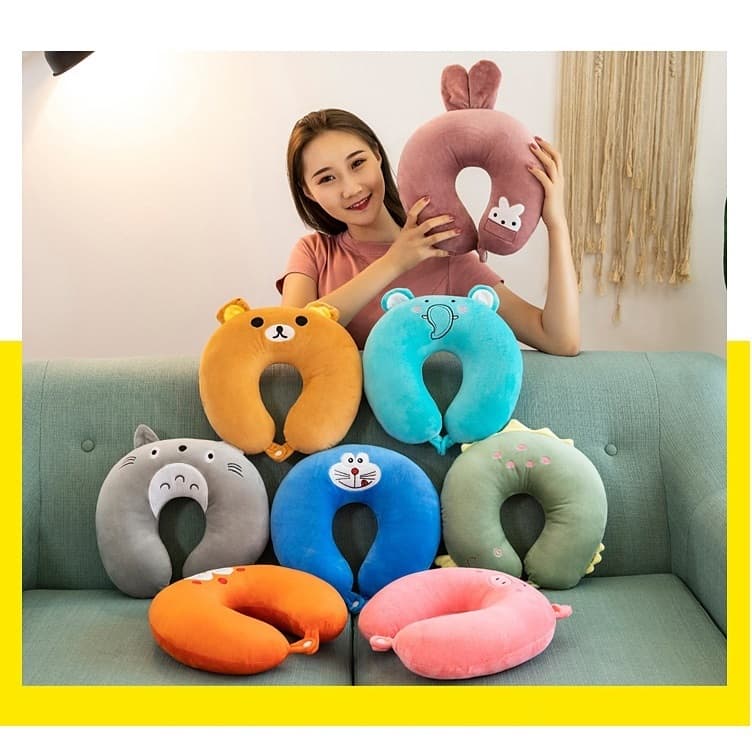 Gối kê cổ chữ U hình thú (giao ngẫu nhiên). LMS