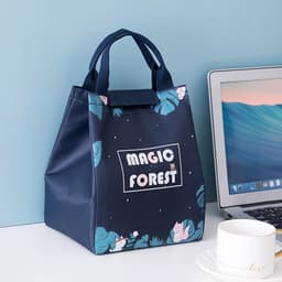 Túi giữ nhiệt đựng hộp cơm bento, túi giữ nóng, lạnh cho thức ăn có quai xách tiết lợi, thiết kế độc đáo, bắt mắt 6