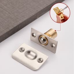 Chốt bi giữ cửa cho khóa điện tử vân tay cửa cổng loại to inox đồng (Có thể điều chỉnh được) 1