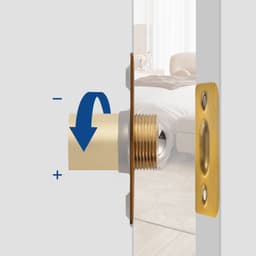 Chốt bi giữ cửa cho khóa điện tử vân tay cửa cổng loại to inox đồng (Có thể điều chỉnh được) 4