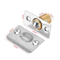 Chốt bi giữ cửa cho khóa điện tử vân tay cửa cổng loại to inox đồng (Có thể điều chỉnh được) 5