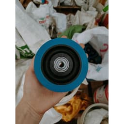 [KKTHN] Bánh Cao Su Mềm TPR xanh 10cm (bánh rời) 3
