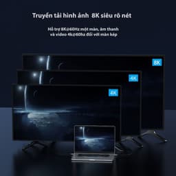 Cáp DisplayPort DP 1.4 dài 1.8m xịn, hỗ trợ 8K@60Hz và 4K@144Hz – Tín hiệu siêu nét 6