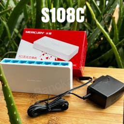 Switch chia mạng 8 cổng Mercury S108  – Hub mạng LAN Ethernet 4