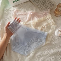 S19 Set 10- 20 quần su tơ lụa tàng hình, mỏng nhẹ, cao cấp siêu dai, thoáng mát, mềm mịn, quyến rũ, thoải mái, đính nơ 2