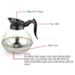 Bình hâm nóng trà, bình hâm cafe inox, bếp hâm nóng cà phê đôi nhiều mẫu hàng xịn giữ nhiệt tốt 3
