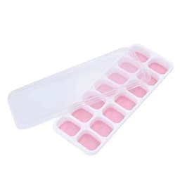 Khay Làm Đá Silicon 14 Ô Có Nắp Đậy. làm thach 14 ô có nắp Khay làm đá có nắp đậy 9