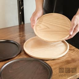 Khay Gỗ Đựng Đồ Ăn, Decor Trang Trí Đĩa Gỗ Thớt Gỗ Chụp Ảnh Decor Kiểu Nhật - khodogohanoi 8