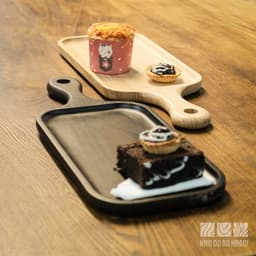 Khay Gỗ Đựng Đồ Ăn, Decor Trang Trí Đĩa Gỗ Thớt Gỗ Chụp Ảnh Decor Kiểu Nhật - khodogohanoi 6