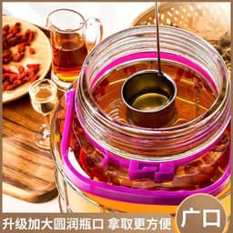 (Hàng Đẹp )Bình Ngâm Rượu Quai Xách,Ngâm Sâm,Đồ Khô và Ngâm ủ Hoa Quả(2L,3L,5L,8L,10L,12L,16L,20L) 6