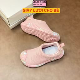 Giày Lười Cho Bé Gái Thoáng Khí, Giày Thể Thao Bé Trai Đế Bệt Êm Chân Chống Trượt  Cho Bé 3-11  Tuổi.A20 2