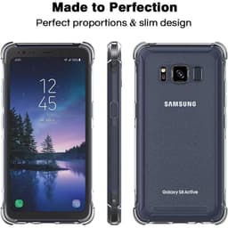 [Chống Sốc 4 Góc] Ốp Lưng Samsung S8 Active Silicon Dẻo Trong Suốt Loại Tốt Lâu Ố Vàng Có 4