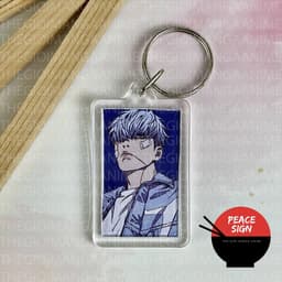 (mua 1 tặng 1) Móc khóa WIND BREAKER mica CHỮ NHẬT in hình manhwa anime chibi xinh xắn tiện lợi dễ thương 7