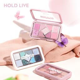[HOLDLIVE] Bảng Phấn Trang Điểm Mắt Holdlive Happie 9 Ô Bền Màu , Lấp Lánh - Chính Hãng 2