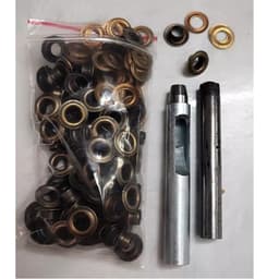 Bộ đục bông (TÁN CHẺ) đóng khoen ore (mắt cáo) +100 khoen (bằng sắt,màu ngẫu nhiên,có long đền) Đóng bạt, túi giấy 6