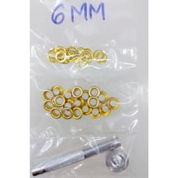 Combo bộ đóng khoen +20 khoen ore đồng thau không gỉ (màu ngẫu nhiên, có long đền) Đóng khoen áo quần,đồ thủ công 1