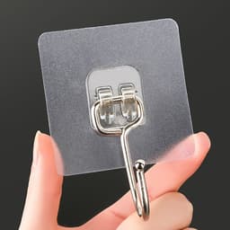 Móc nhựa dán tường siêu dính chịu lực trong suốt. nhatle.store2 1
