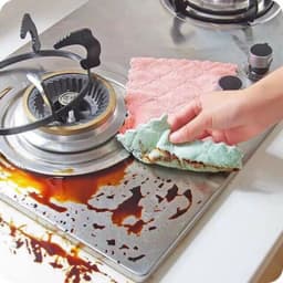 Set 10 Khăn Lau Chén (Rẻ) và Cuộn 25 Khăn Lau Đa Năng Tái Sử Dụng Than Tre 6