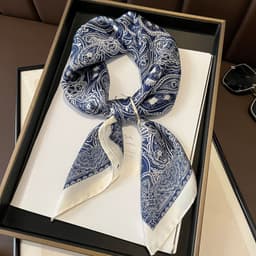 🔥Hàng Loại 1🔥Khăn Quàng Cổ, khăn đội đầu ,khăn choàng áo 70cmx 70cm Bằng Lụa Choàng Cổ Trùm Đầu Buộc Tóc 4