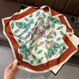 🔥Hàng Loại 1🔥Khăn Quàng Cổ, khăn đội đầu ,khăn choàng áo 70cmx 70cm Bằng Lụa Choàng Cổ Trùm Đầu Buộc Tóc 6